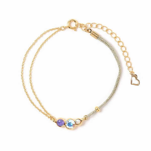 オーロラストーンブレス 「普通郵便送料無料」/ 静電気 除去 防止