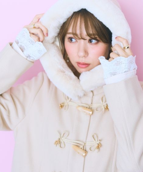 限定】ファー付きダッフルコート（ダッフルコート）｜FURFUR