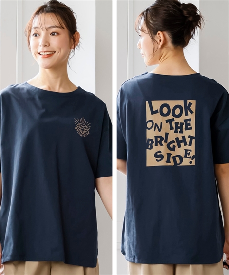 4185新品⭐️LL＊カラフルロゴが可愛いTシャツチュニック大きいサイズ 4185新品⭐️LL＊カラフルロゴが可愛いTシャツチュニック大きい