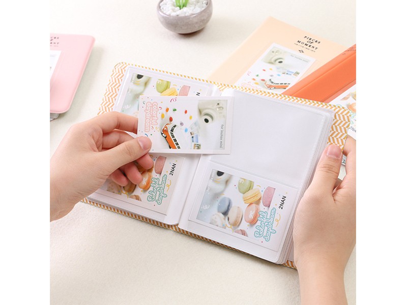 送料無料 チェキ フィルム 収納 アルバム 全3色 / ポケットアルバム