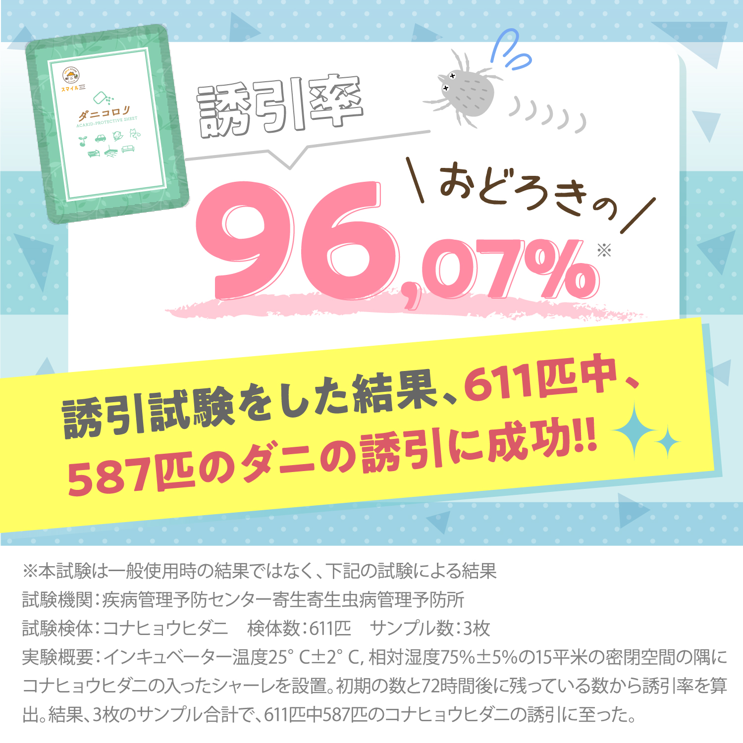 ダニコロリ 3枚 ダニ捕りシート ダニ取りシート ダニとりシート ダニ