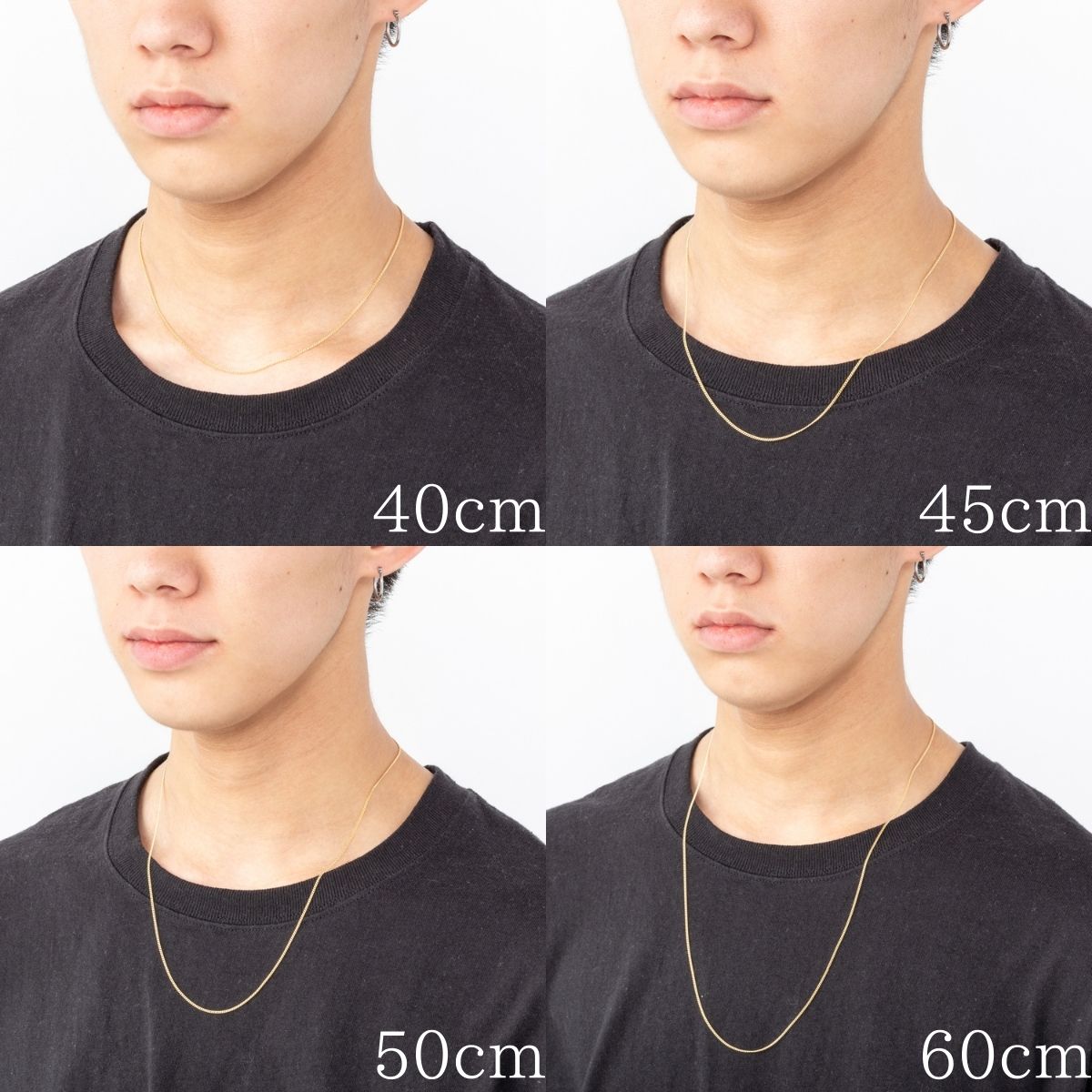 ネックレス チェーン 18金 喜平 メンズ レディース 45cm K18 18K K18