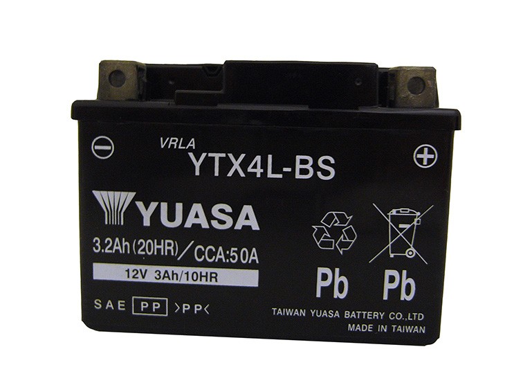 バイクバッテリー YTX4L-BS ユアサ 台湾YUASA 液入り充電済 互換：YT4L-BS FT4L-BS CTX4L-BS CT4L-BS  TODAY トゥデイ AF61 AF67(バッテリー)｜売買されたオークション情報、yahooの商品情報をアーカイブ公開 -  オークファン（aucfan.com）