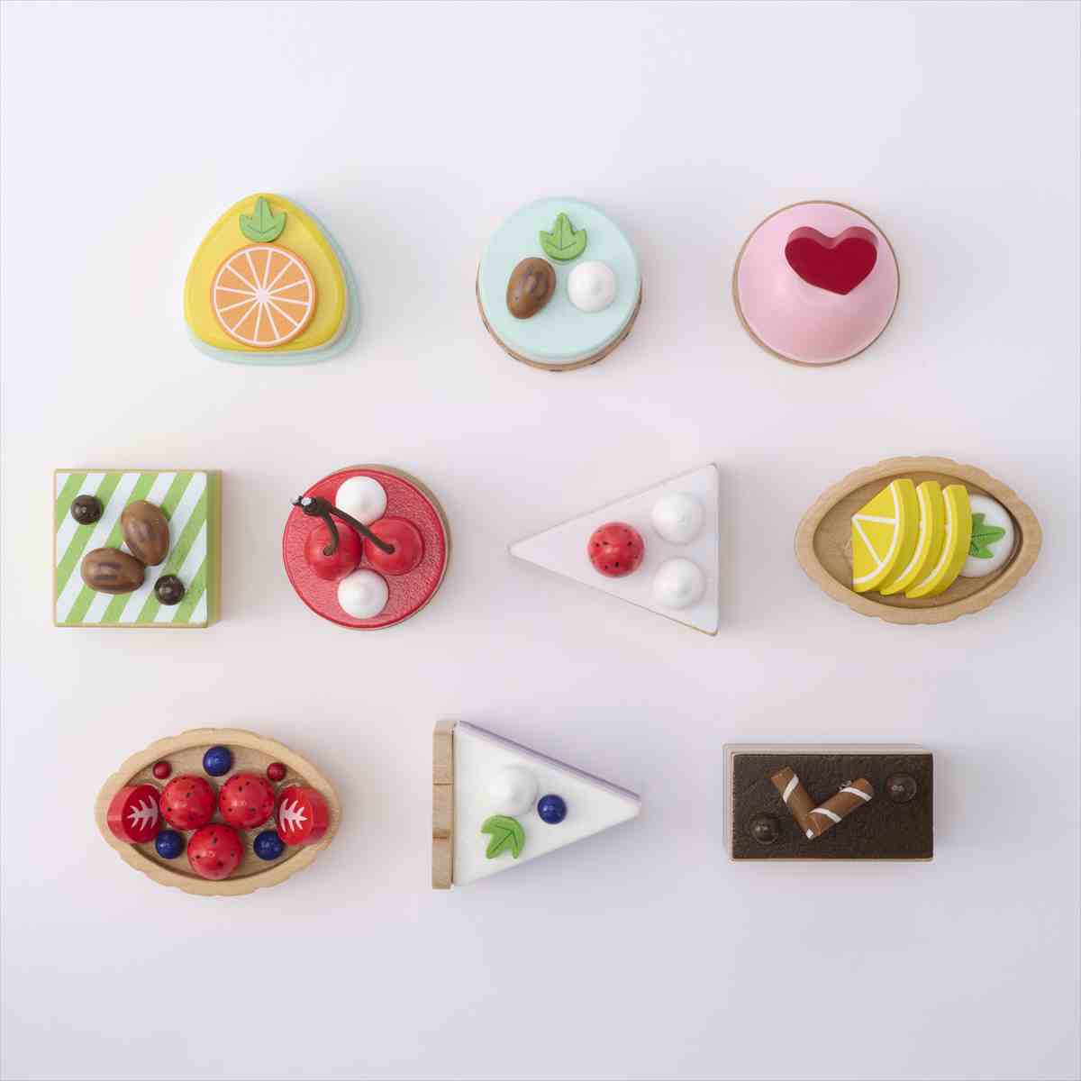 Sweet little chef 木製ままごと プチケーキセット 木のおもちゃ