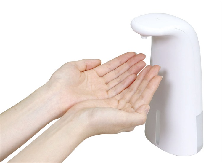 オートディスペンサー(アルコール消毒液用) アルコール 霧状 自動 ディスペンサー 100×90×205 医療安全 感染制御 手指衛生 手指消毒器｜smile-zakka｜05