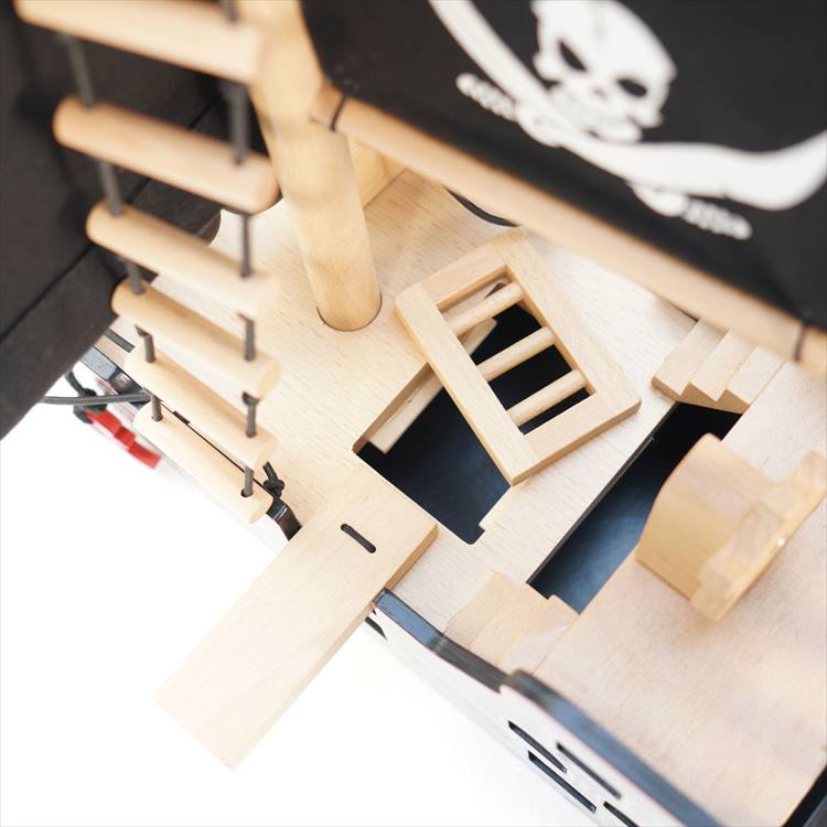 海賊船 ルトイヴァン イギリス 英国 ロンドン カラフル かわいい おもちゃ 木のおもちゃ 木製 知育玩具 安心 安全 クラシックスタイル 本格的｜smile-zakka｜15