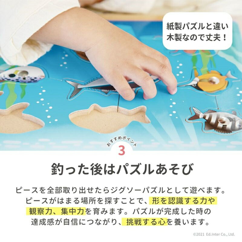 エド・インター（Ed・Inter） 磁石あそび フィッシングパズル 釣り遊び