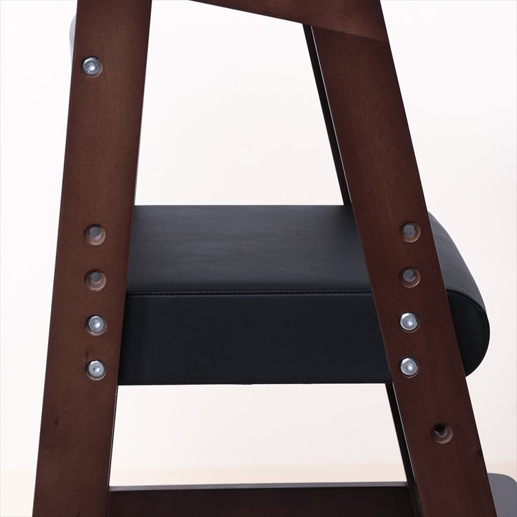 木製ベビーチェアー ダークブラウン 不二貿易 ハイチェア 子供用椅子
