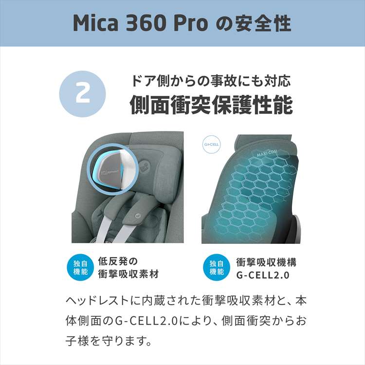 MICA 360 PRO マキシコシ マイカ360 プロ 乳幼児兼用チャイルドシート
