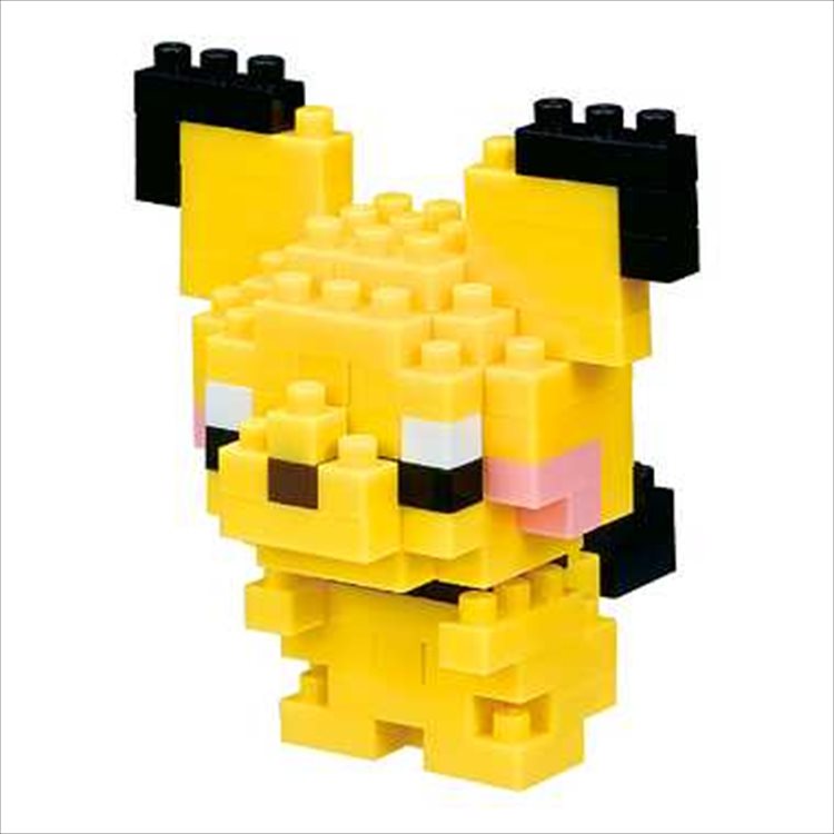 NBPM_028 ポケットモンスター  ピチュー カワダ ナノブロック nanoblock ブロック 世界最小級ブロック 12才以上 ポケモンシリーズ