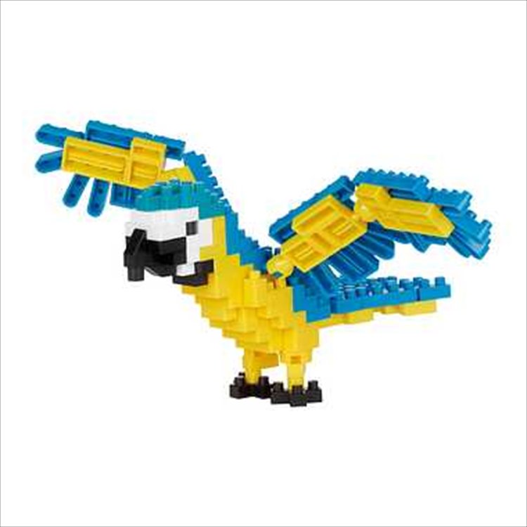 NBC_343 ナノブロック ルリコンゴウインコ ミニコレクション アニマルシリーズ カワダ nanoblock ブロック ミニサイズ 12才以上 1