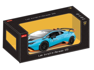 童友社 2.4GHz 1/14 ランボルギーニ ウラカン STO 青 電動ラジオ