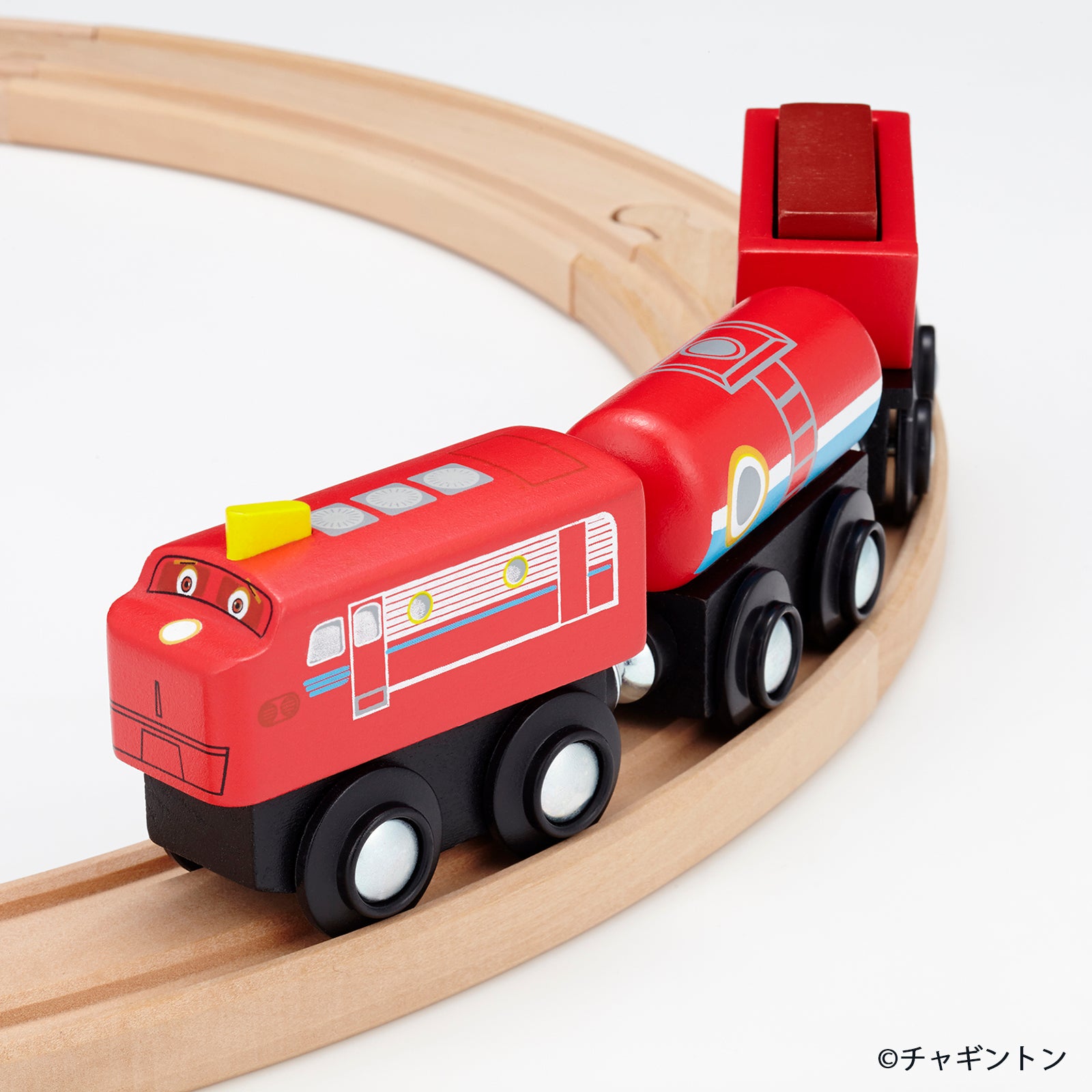 ポポンデッタ 電車 木のおもちゃ 鉄道 moku TRAIN チャギントン