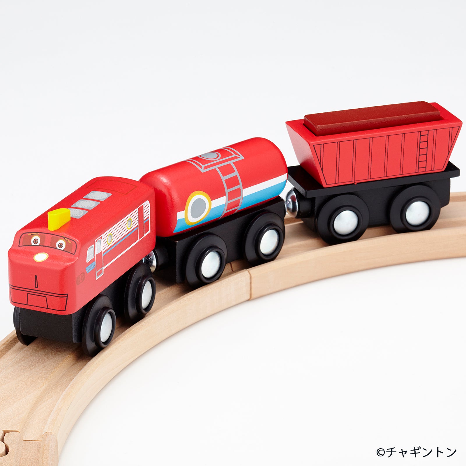 ポポンデッタ 電車 木のおもちゃ 鉄道 moku TRAIN チャギントン