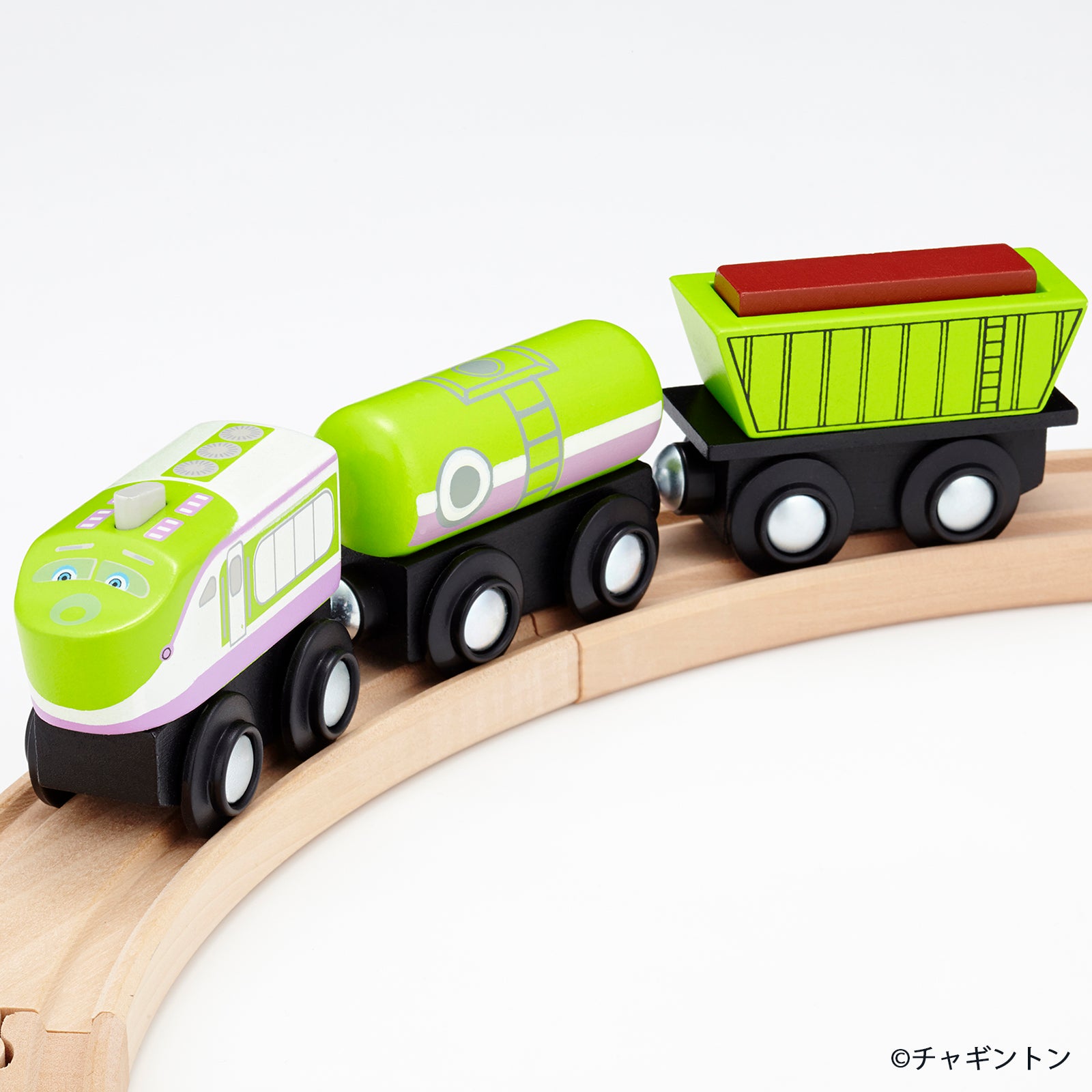 ポポンデッタ 電車 木のおもちゃ 鉄道 moku TRAIN チャギントン