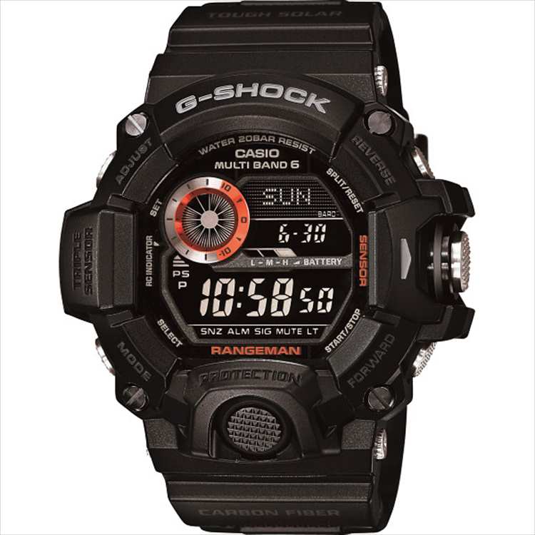 カシオ Ｇ−ＳＨＯＣＫ 腕時計 【ＧＷ‐９４００ＢＪ‐１ＪＦ】 CASIO Gショック RANGEMAN レンジマン 時計 メンズウォッチ ソーラー電