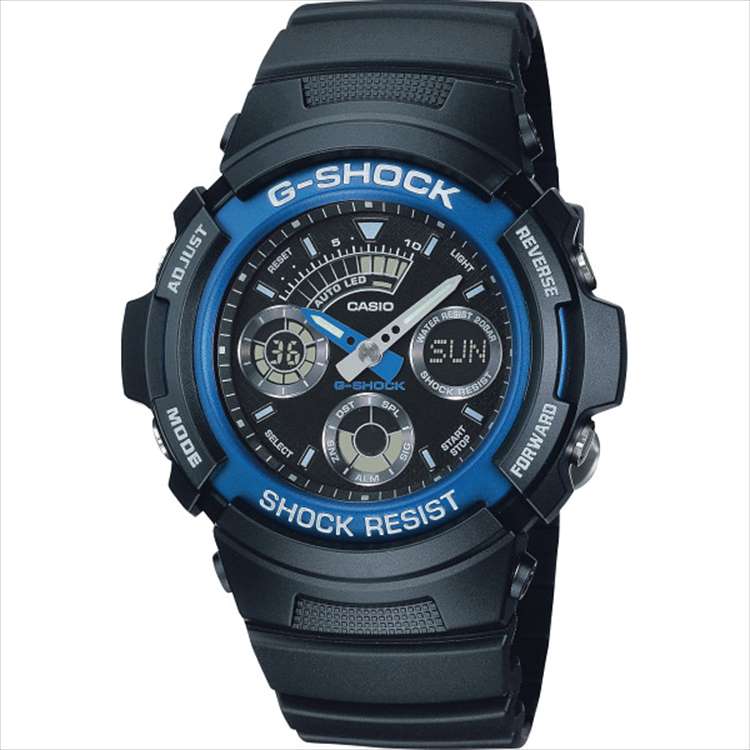 Yahoo! Yahoo!ショッピング(ヤフー ショッピング)カシオ Ｇ−ＳＨＯＣＫ 腕時計 【ＡＷ−５９１−２ＡＪＦ】 CASIO Gショック 時計 メンズウォッチ 耐衝撃構造 ショックレジスト 20気圧防水