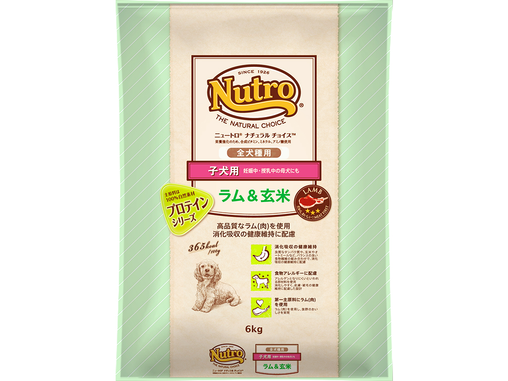 ニュートロナチュラルチョイス ラム&玄米子犬用全犬種用 6kg 犬用品 ドッグフード パピー子犬  4562358786648