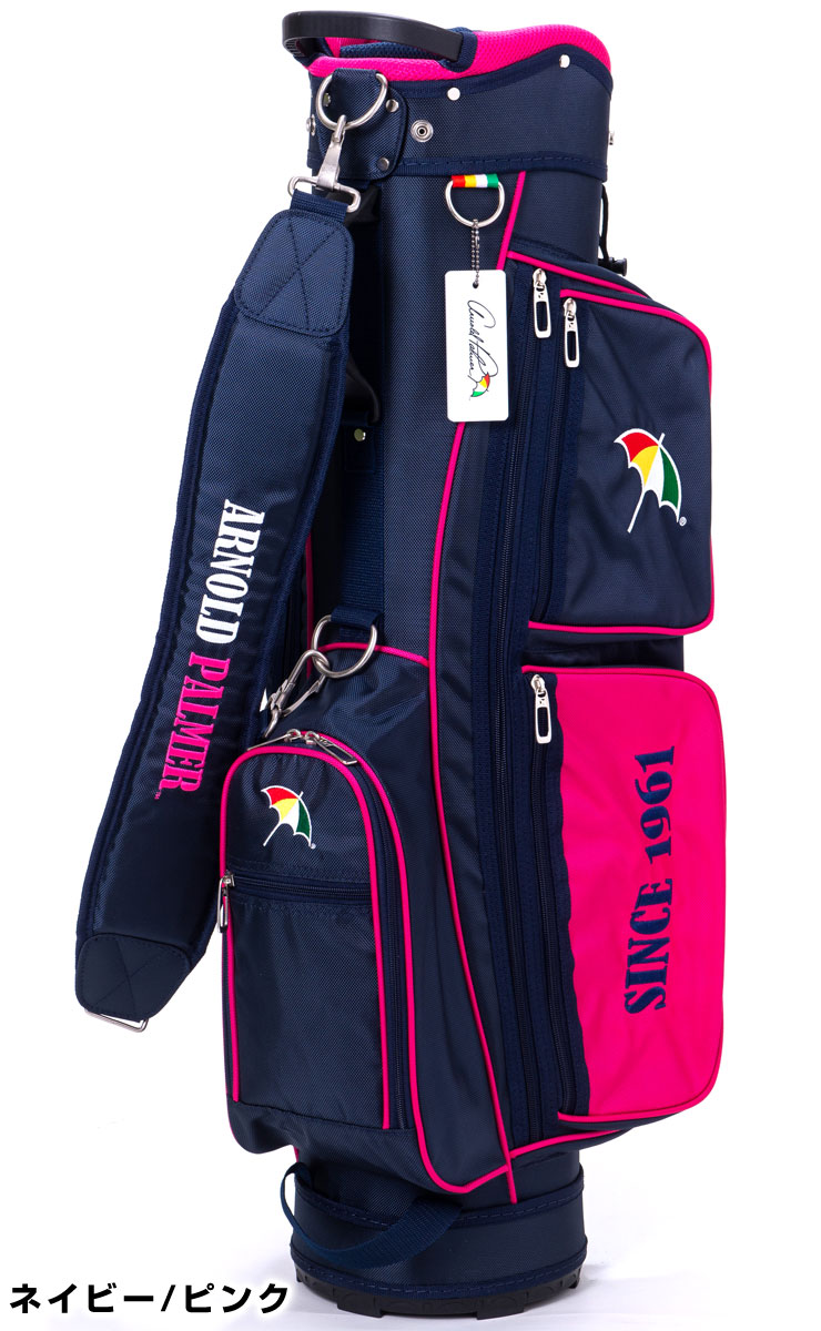 Arnold Palmer ゴルフバッグ ネイビー Arnold Palmer（アーノルドパーマー） 日本正規品 軽量 キャディバッグ
