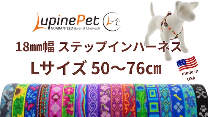 旧型ゲート式120cmリード・18mm幅☆ブリングボンズ柄☆アメリカ製