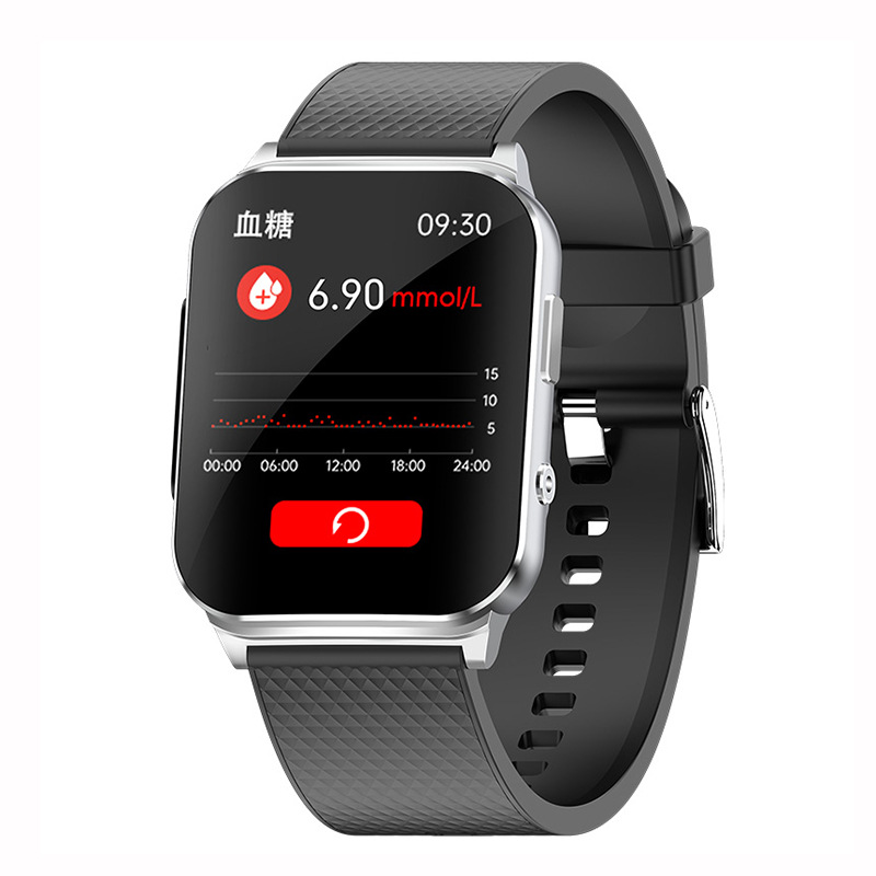 「医療レベル心電図ECG+PPG 」スマートウォッチ 日本製センサー 通話機能 血糖値 血圧測定 心拍数 血中酸素 睡眠管理 歩数計 体温 生理管理 LINE通知 敬老の日の画像