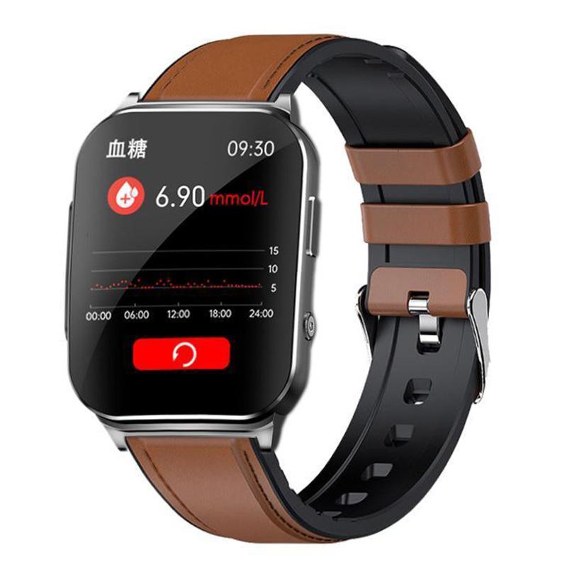 「医療レベル心電図ECG+PPG 」スマートウォッチ 日本製センサー 通話機能 血糖値 血圧測定 心拍数 血中酸素 睡眠管理 歩数計 体温 生理管理 LINE通知 敬老の日の画像