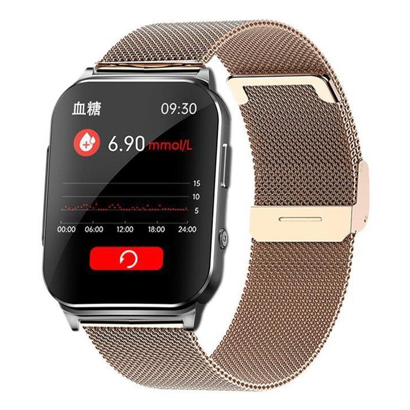 「医療レベル心電図ECG+PPG 」スマートウォッチ 日本製センサー 通話機能 血糖値 血圧測定 心拍数 血中酸素 睡眠管理 歩数計 体温 生理管理 LINE通知 敬老の日の画像