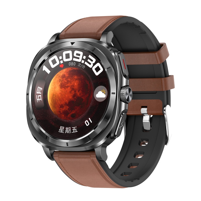 スマートウォッチ 日本製センサー 通話機能 血糖 心電図 血圧 心拍数 SOS 24時間健康管理 血中酸素 運動モード 体温 睡眠 メッセージ マイクロ健康診断 NFCの画像