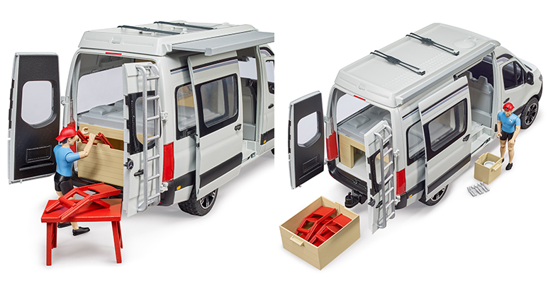 395)FUJIYA キャンピングカー型おもちゃ MB キャンピングカー