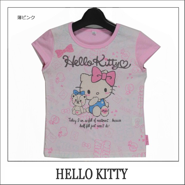 子供服 半袖 Tシャツ ハローキティ 女の子 742KT1021 100cm 110cm