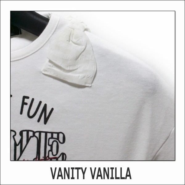 VANITY VANILLA 長袖Tシャツ 110cm 120cm 130cm 150cm 01ホワイト 82ブルー 1010005 ヴァニティ  ヴァニラ バニティバニラ