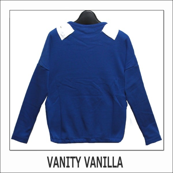 VANITY VANILLA 長袖Tシャツ 110cm 120cm 130cm 150cm 01ホワイト 82ブルー 1010005 ヴァニティ  ヴァニラ バニティバニラ