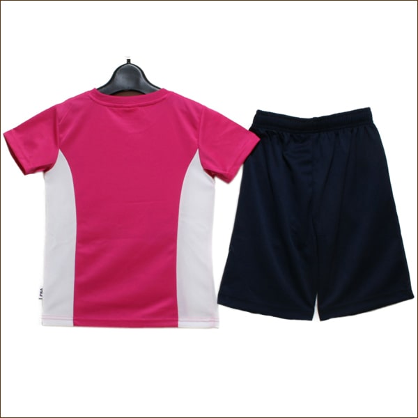 FILA フィラ キッズ ジャージ 半袖 上下 セット 吸汗速乾 女の子