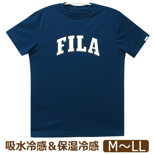 フィラ 半袖 Tシャツ 吸水冷感 保湿冷感 M L LL 412-361 FILA 