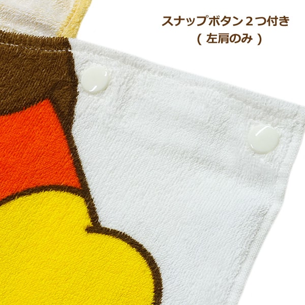 BANDAI アンパンマン フード付 タオルポンチョ タオル なりきり