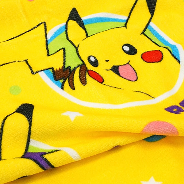 イエロー　タオルキャラ Pokemon（ポケモン） ポケットモンスター バスタオル キャラクター