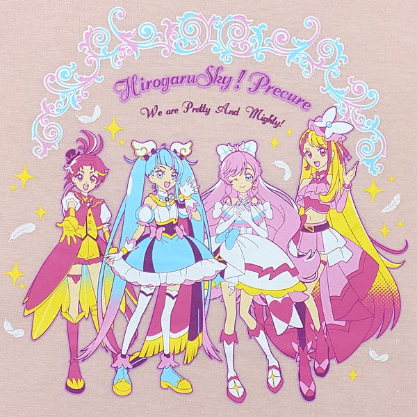 ひろがるスカイ！プリキュア 服 半袖Tシャツ フレンチスリーブ フリル