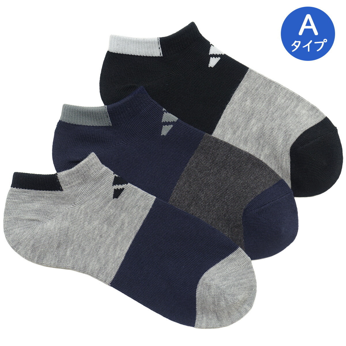 adidas（アディダス） 靴下 男の子 ショート丈 スニーカー丈 ソックス