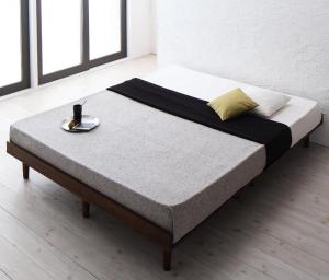 ベッド デザインすのこベッド 国産カバーポケットコイルマットレス付き フルレイアウト クイーン(Q×1) フレーム幅160