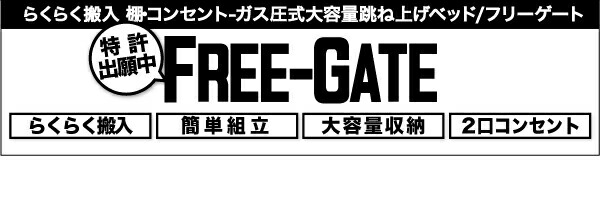 【タイムセール】 ベッド ベット 収納付きベッド 収納 収納付 跳ね上げベッド 跳ね上げ 深型 マルチラススーパースプリングマットレス付 縦開 セミダブル 深さレギュラー 【WS1513166407】(55322円)