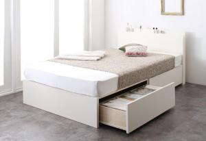 人気総合 収納付きベッド シングルベッド セミダブルベッド 収納 収納付き 収納ベッド 大容量 マルチラススーパースプリングマットレス付き シングル 組立設置付