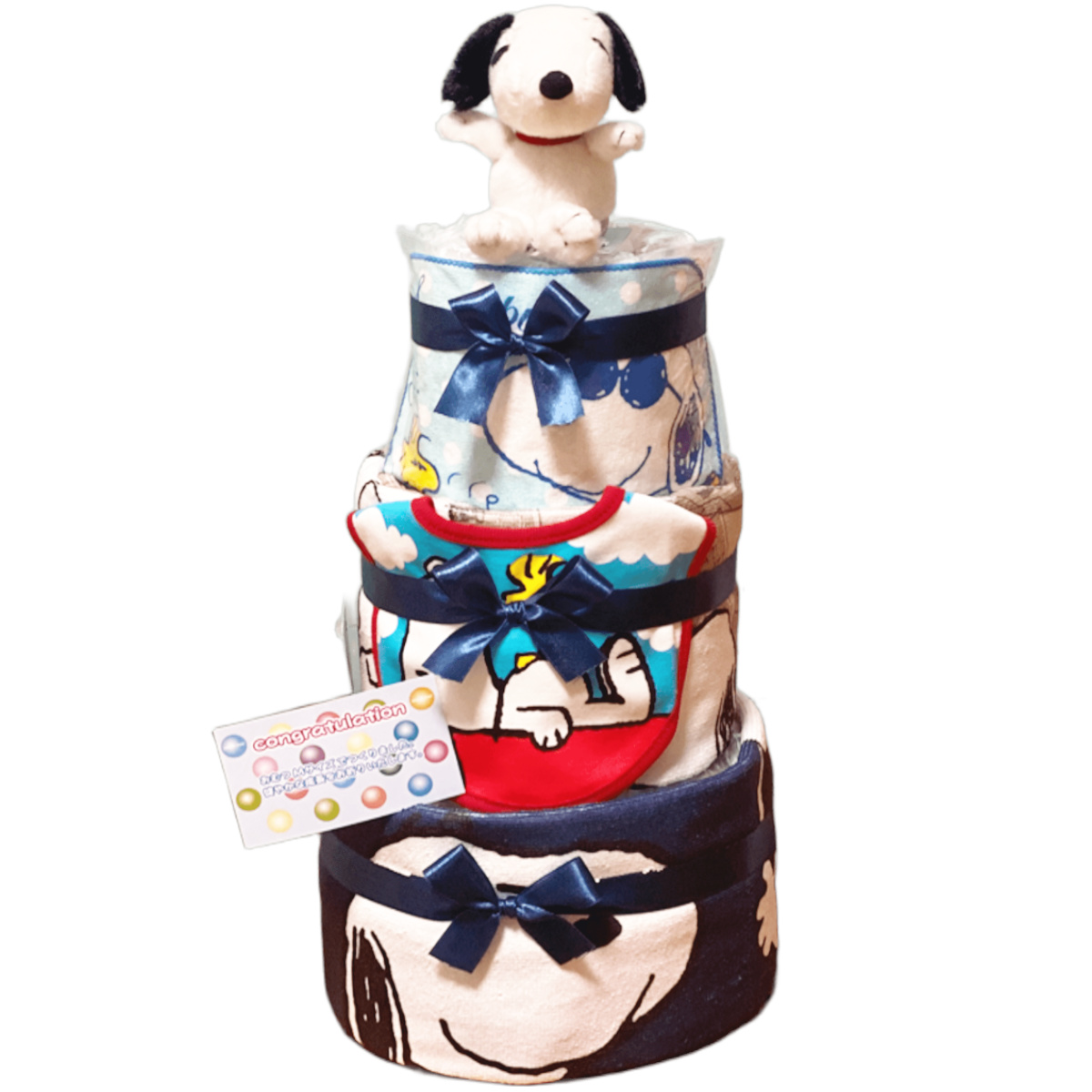 SNOOPY（スヌーピー） おむつケーキ 出産祝い 男の子 女の子 おしゃれ