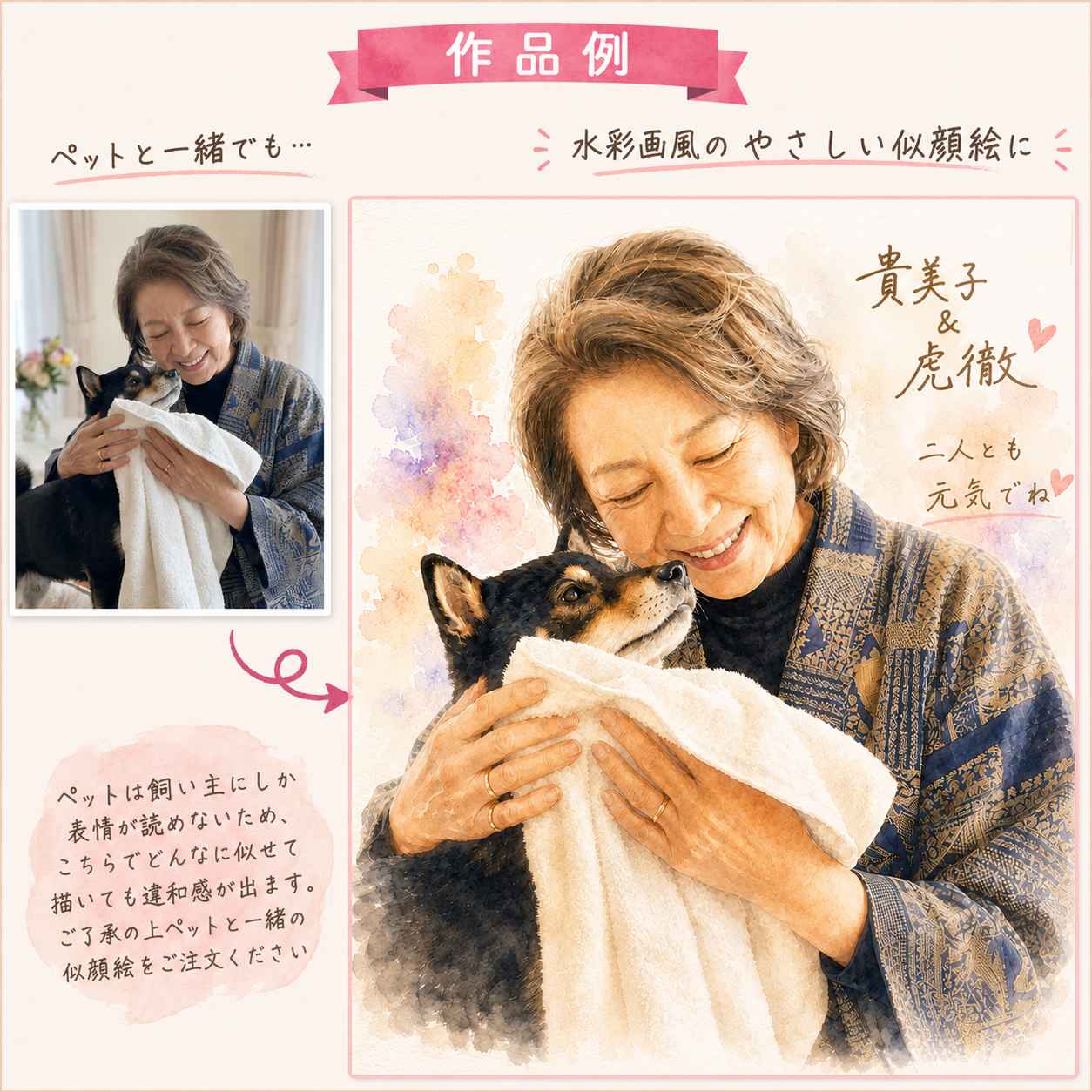 似顔絵 ウェルカムボード ウェディング 結婚祝...の詳細画像4