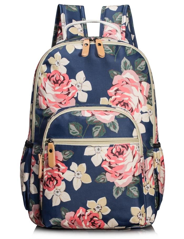 可愛い リュック リュックサック 花柄 バックパック デイパック キッズリュック レディース 女の子 子供 おしゃれ 大きい花 大容量 パソコン 高校生 通学 Le8005 Mixmax 通販 Yahoo ショッピング