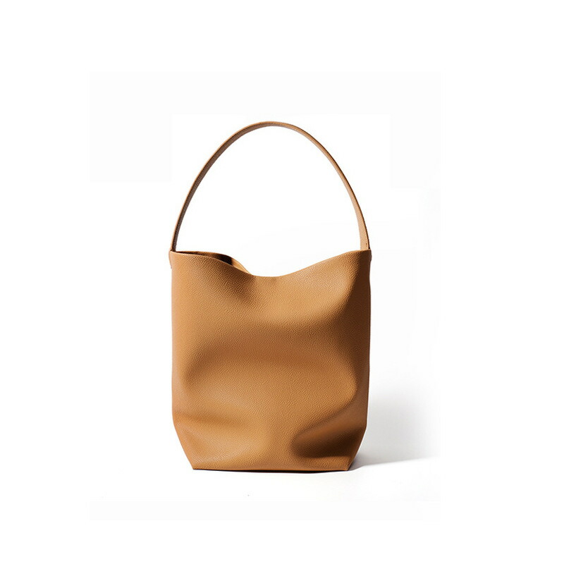 本革 バケツ型 トートバッグ レディース バケツバッグ レザー インナー