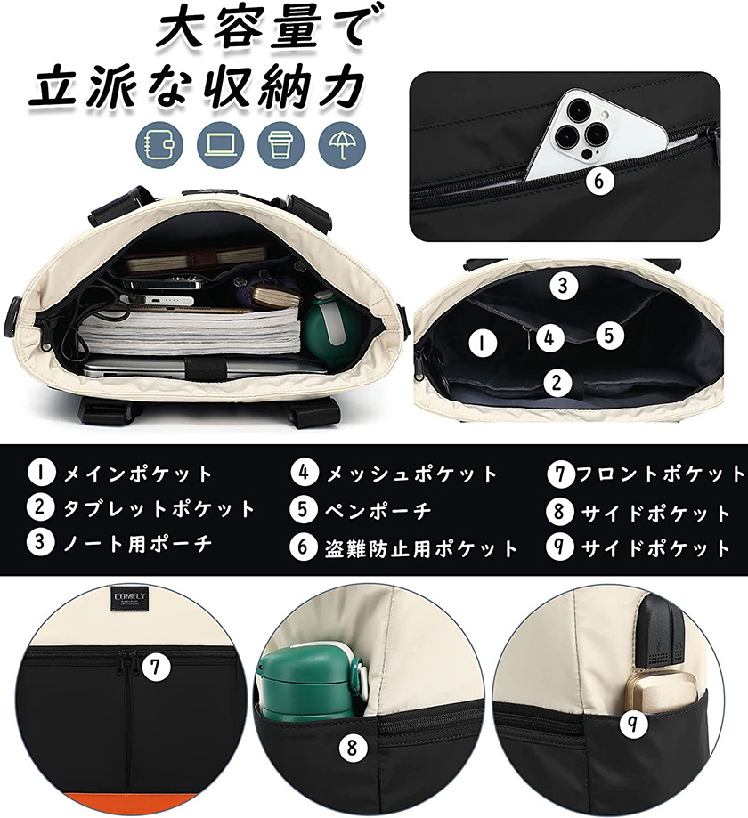 Dydash 多機能4wayリュック（ブラック） Makuakeで1,300万円以上の応援購入を獲得した多機能バッグが