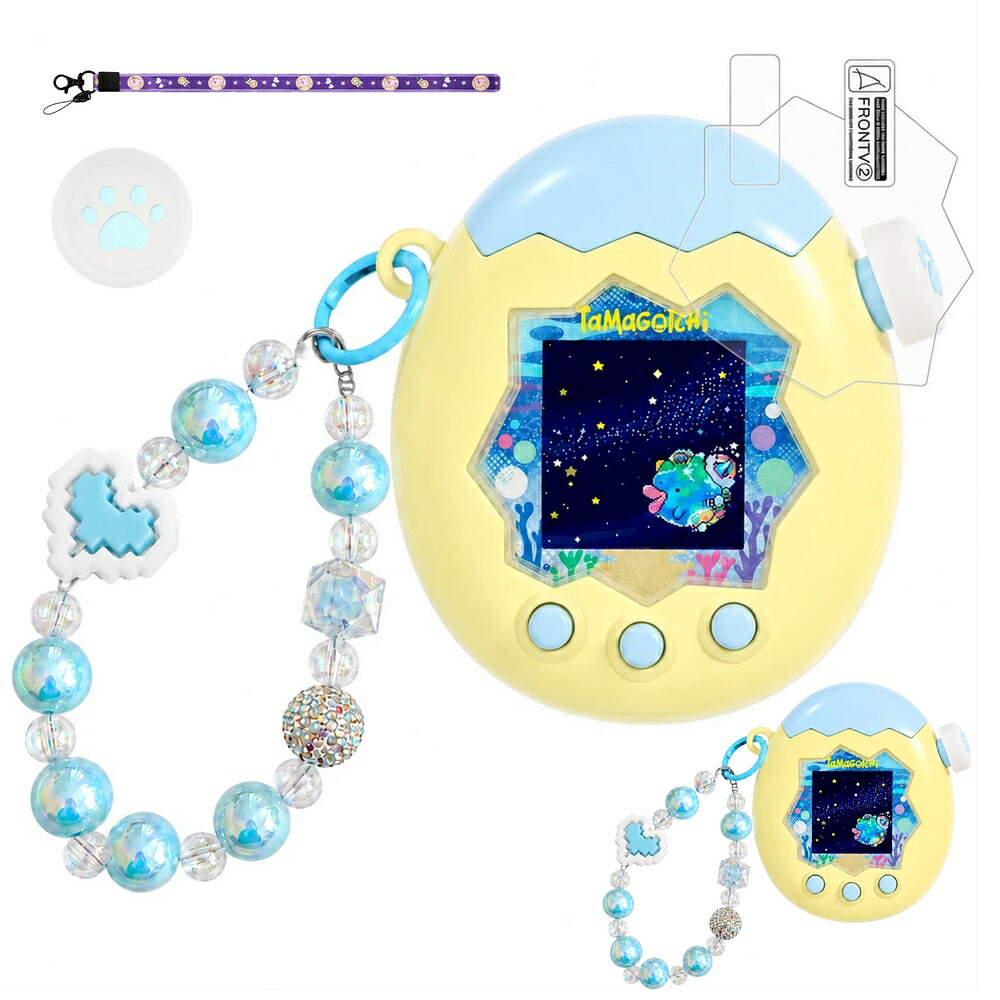たまごっちパラダイス ケース 全面保護 画面保護フィルム 付属 耐衝撃