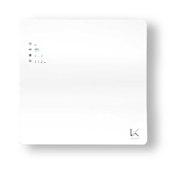 カルテック KL-W01 フィルター交換不要 光触媒 除菌・脱臭空気清浄機 