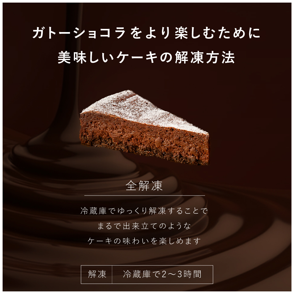 [冷凍食品] Delcy ガトーショコラ 90g｜smilespoon｜04