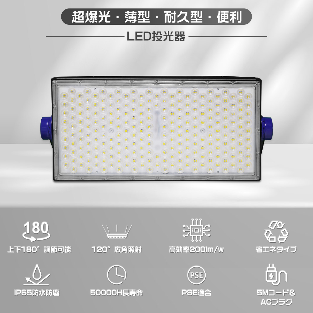 led投光器 400W 3000w相当 400...の詳細画像2